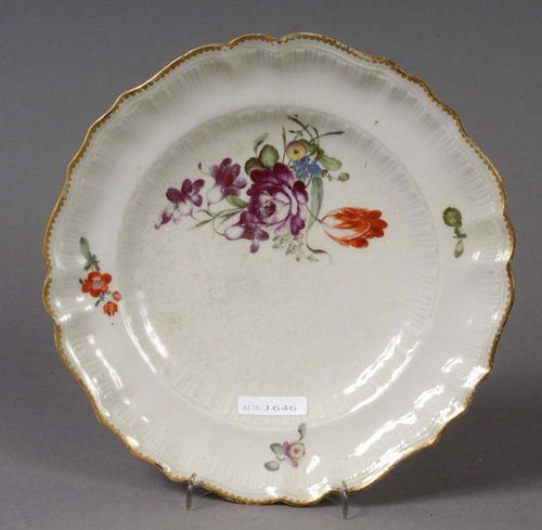 A PLATE, Zurich, c. 1775.