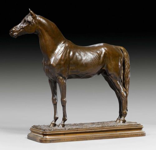 DUBUCAND, A. (Alfred Dubucand, 1828-1894), Paris circa 1884. Patinated bronze. Signed A. DUBUCAND. H 43 cm.