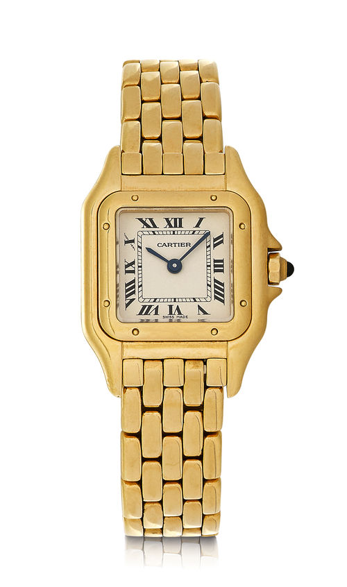 Cartier Panthere, lady's watch, ca. 1990s.