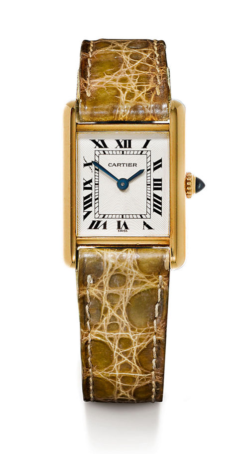 CARTIER TANK, lady's wristwatch, 1980s.