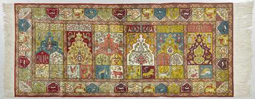 HEREKE SILK, old.