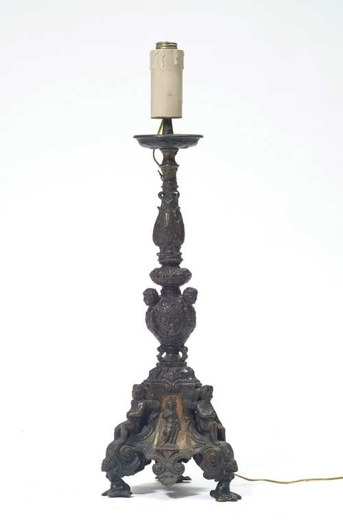 ALTAR CANDLESTICK AS A TABLE LAMP