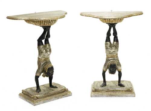 PAIR OF MOOR CONSOLES,