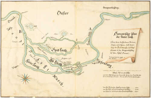 MAP - SWITZERLAND - LINTHEBENE.