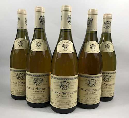 5 Fl. Puligny-Montrachet D. Louis Jadot La Garenne 1er Cru  0.75 L 2000