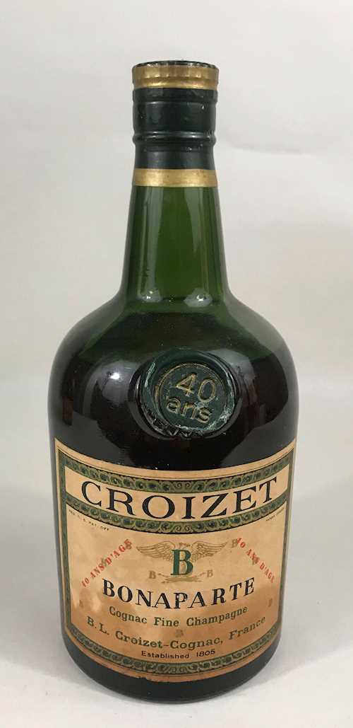 1 bt Cognac Crozet Fine Champagne Bonaparte 40 ans Age 0.70 L 