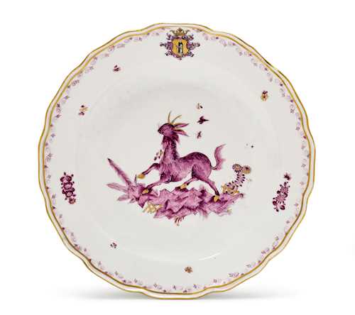 PLATE FROM THE "MÜNCHHAUSEN" SERVICE