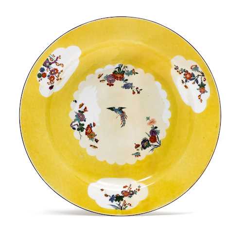 BOWL FROM THE "YELLOW HUNTING SERVICE"