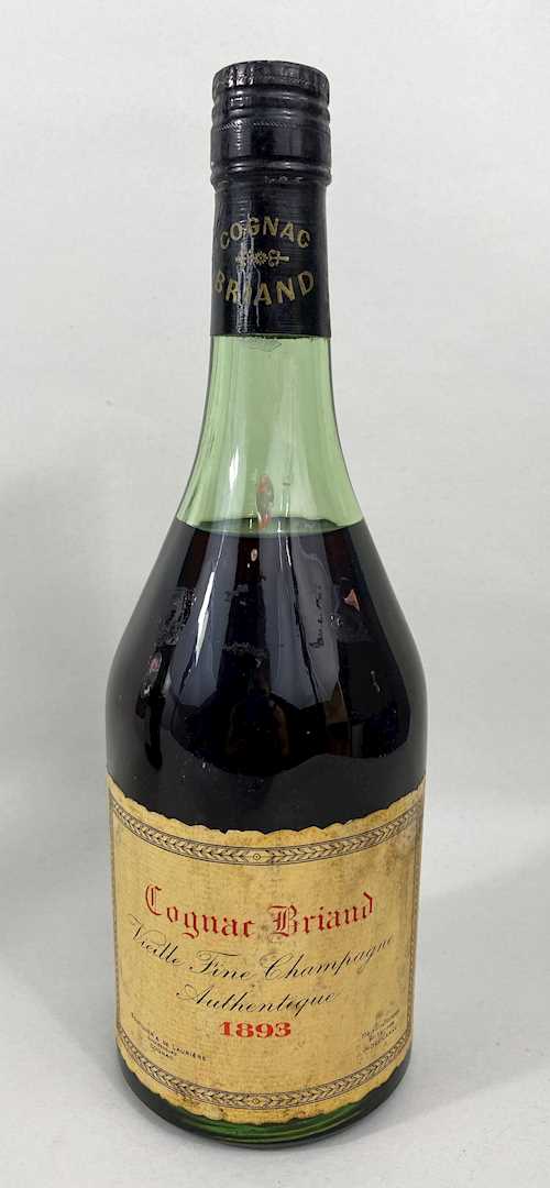 1 Fl. Cognac Briand Vieille Fine Champagne Authentique 0.70 L 1893