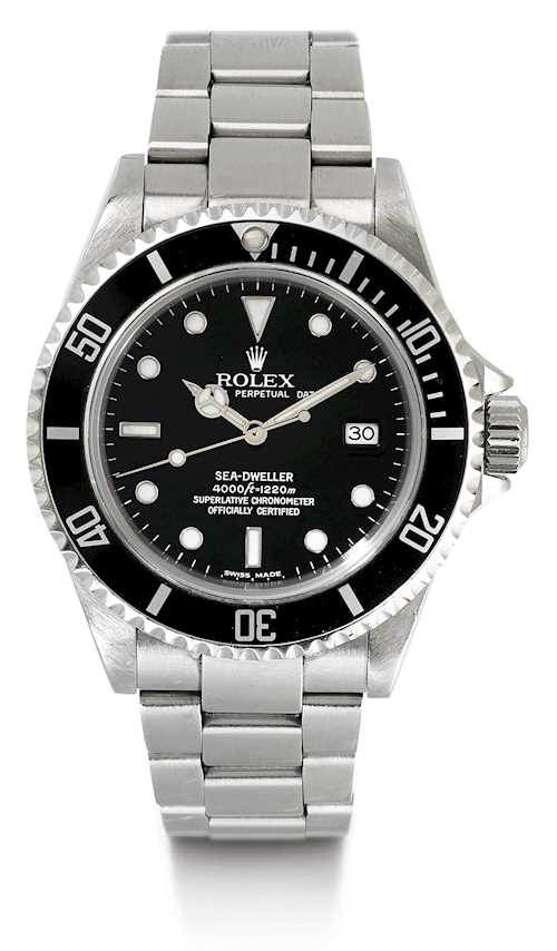 Rolex, highly sought-after Sea Dweller, 2004.