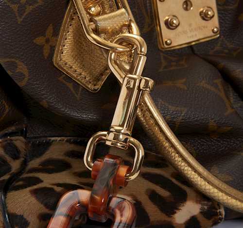 Louis Vuitton Limited Edition Adele Monogram Leopard Snake trim