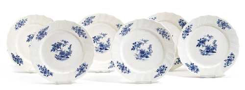 SET OF SIX PLATES