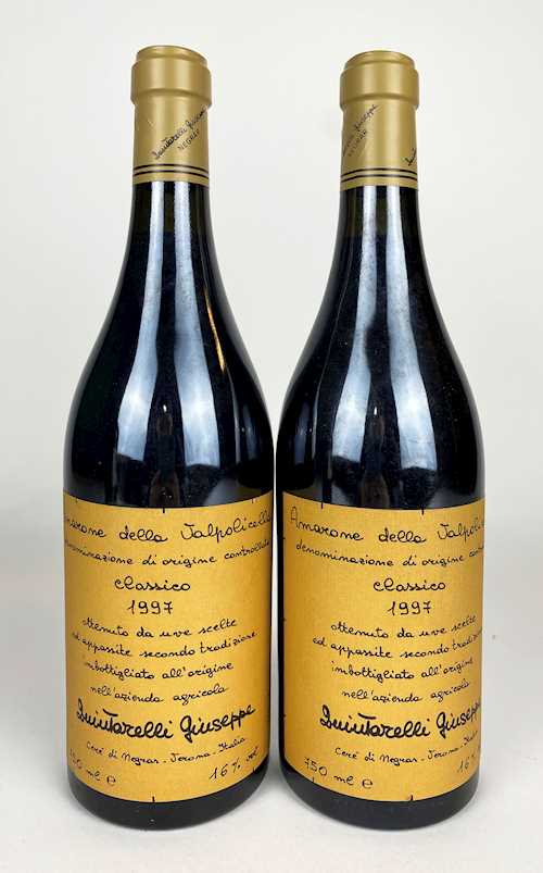 2 bts Amarone della Valpolicella Quintarelli 0.75L 1997