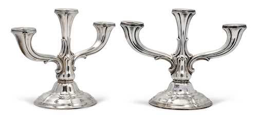 PAIR OF CANDELABRA