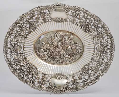 DECORATIVE OVAL BOWL