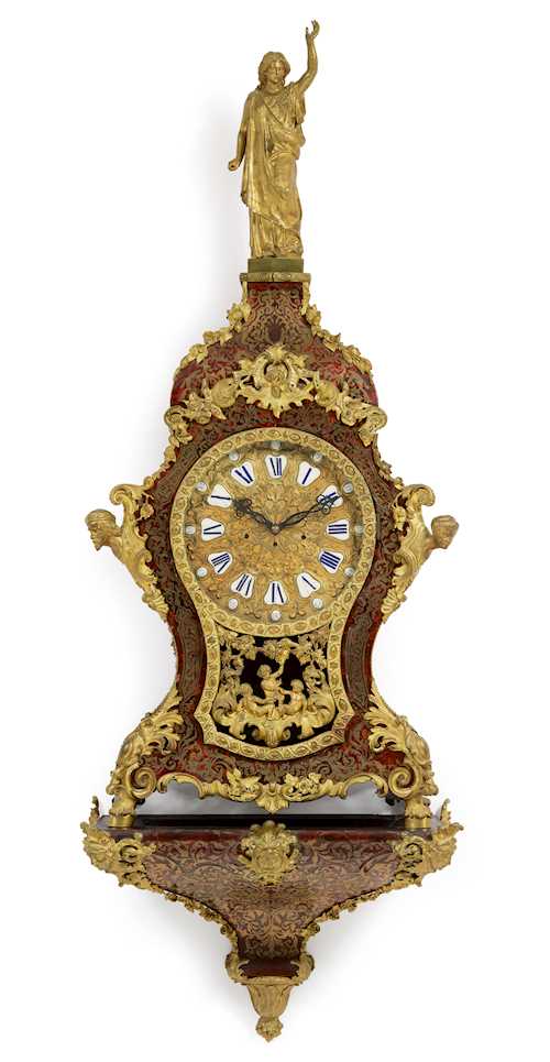 MONUMENTAL BOULLE-PENDULUM CLOCK WITH CARILLON ON BASE