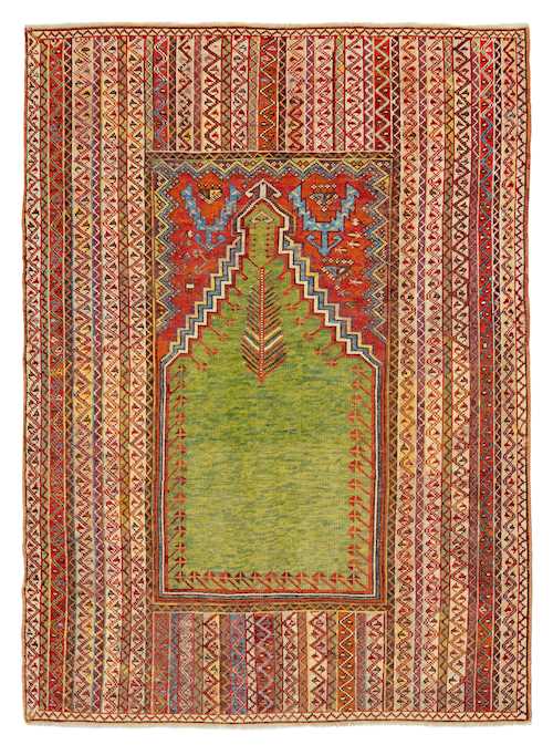 GHIORDES PRAYER-RUG, antique