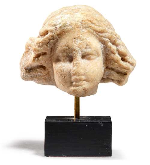 HEAD OF A GODDESS, PROBABLY DIANA