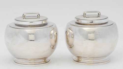 TWO LIDDED BOXES