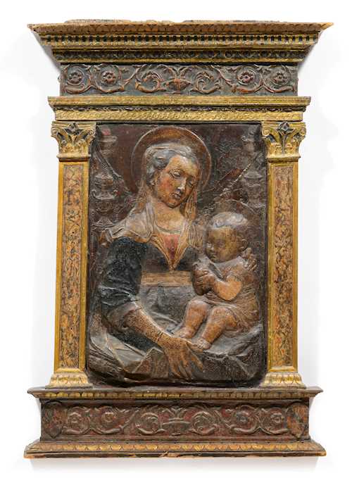 STUKKORELIEF "MADONNA DEI CANDELABRI"