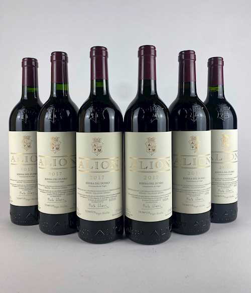 6 bts Ribera del Duero Vega Sicilia "Alion" OWC 0.75 L 2017