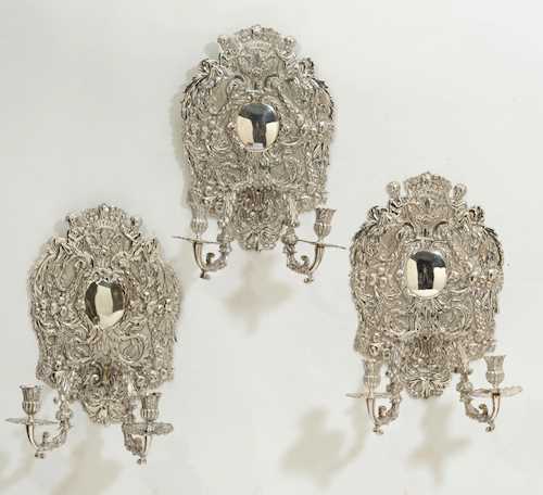 SET OF 3 SCONCES