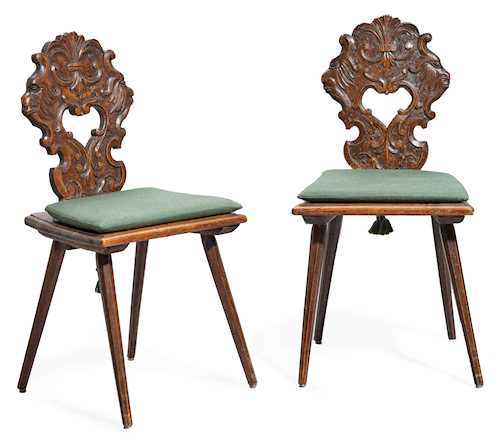 A PAIR OF STABELLE CHAIRS