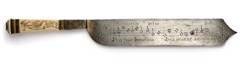 NOTATION KNIFE OR MUSIC KNIFE