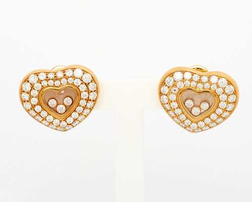 DIAMOND EARCLIPS, CHOPARD.