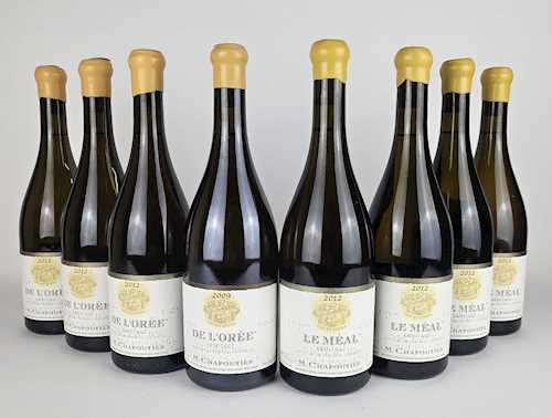 Lot von 8: 3 Fl. Ermitage Chapoutier de L'Orée 0.75 L 2012; 1 Fl. Ermitage Chapoutier de L'Orée 0.75 L 2009; 4 Fl. Ermitage Chapoutier Le Méal 0.75 L 2012