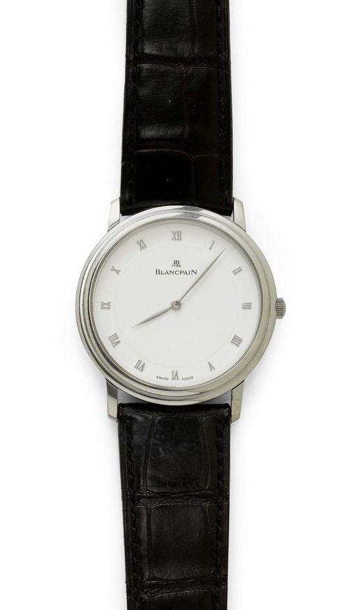 ARMBANDUHR BLANCPAIN VILLERET. Platin 950