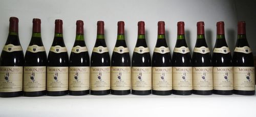 12 bts Volnay Domaine Morin 1er Cru   75cl   1990