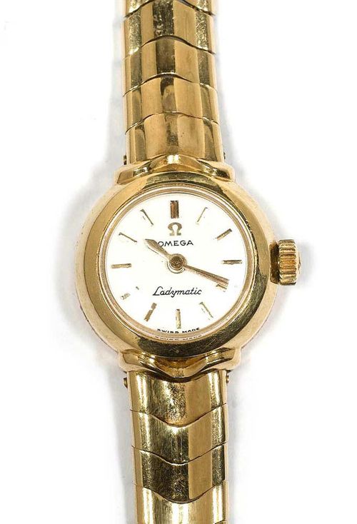 Omega ladymatic 2025 vintage gold