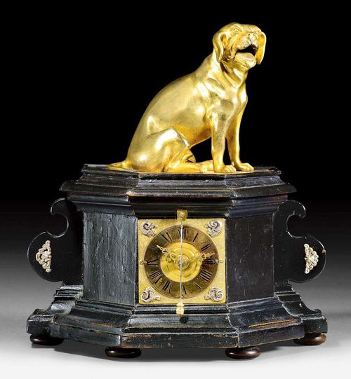 PENDULE MIT HUNDEAUTOMAT,