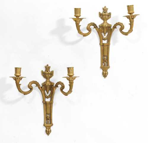 A PAIR OF SCONCES