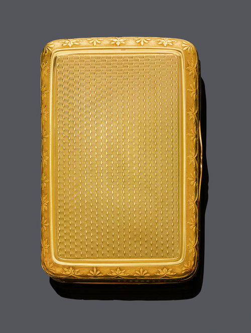 GOLD SNUFF BOX, France ca. 1800.