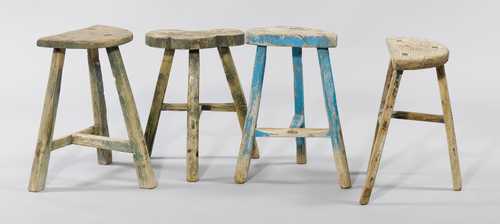 LOT OF 4 STOOLS,