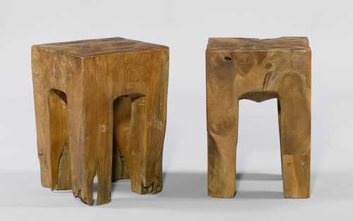 PAIR OF STOOLS,