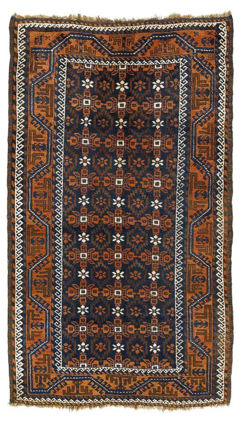 BELOUCH CARPET, antique. In good condition, 100x165 cm.