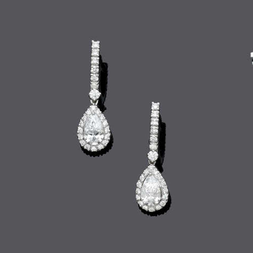 DIAMOND EAR PENDANTS.