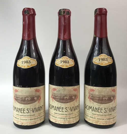 3 bts Romané Saint-Vivant Domaine Charles Noëllat 1983