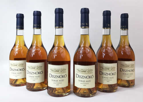 6 bts (0.5 L) Tokaji Aszu 6 puttonyos Disznoko 2000