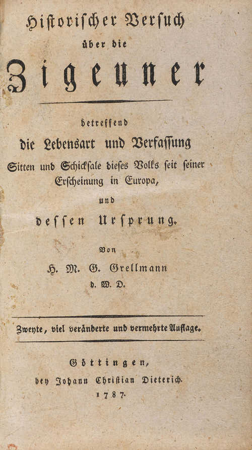 Grellmann, Heinrich Moritz Gottlieb.