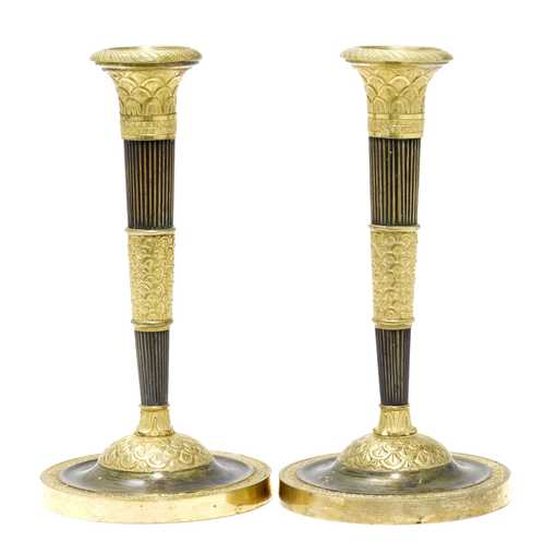 PAIR OF CANDLESTICKS,