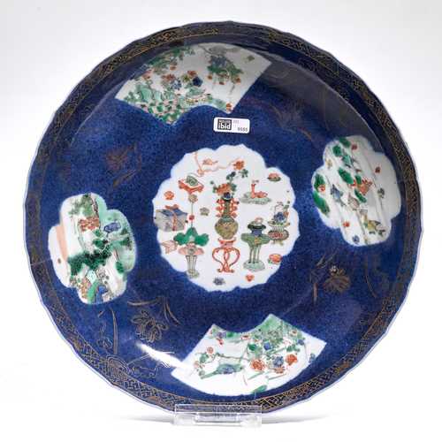 POWDER-BLUE DISH.