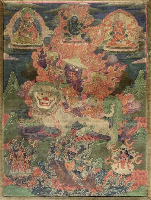 THANGKA DES DORJE LEGPA (VAJRASADHU).