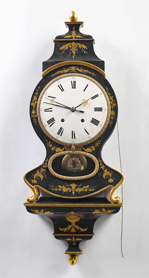 PENDULUM CLOCK ON BASE WITH ALARM,