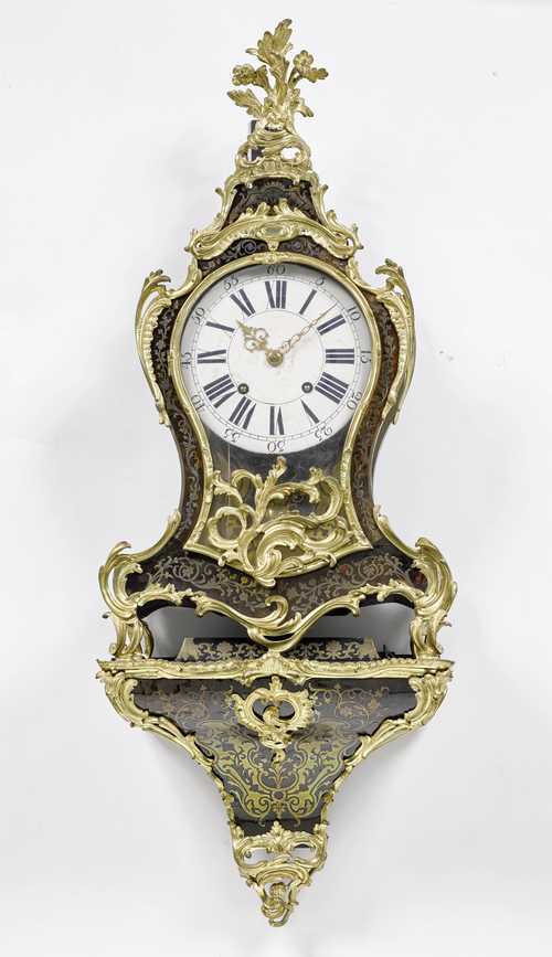 BOULLE PENDULUM CLOCK ON BASE,