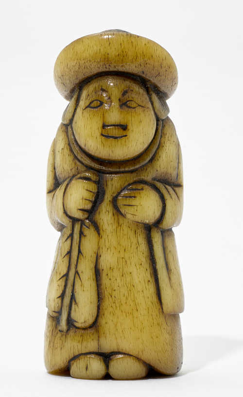 A NETSUKE OF A DUTCHMAN.