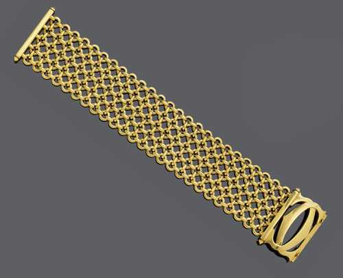 GOLD BRACELET, BY CARTIER.